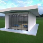 Luxury Enclosed Outdoor Court