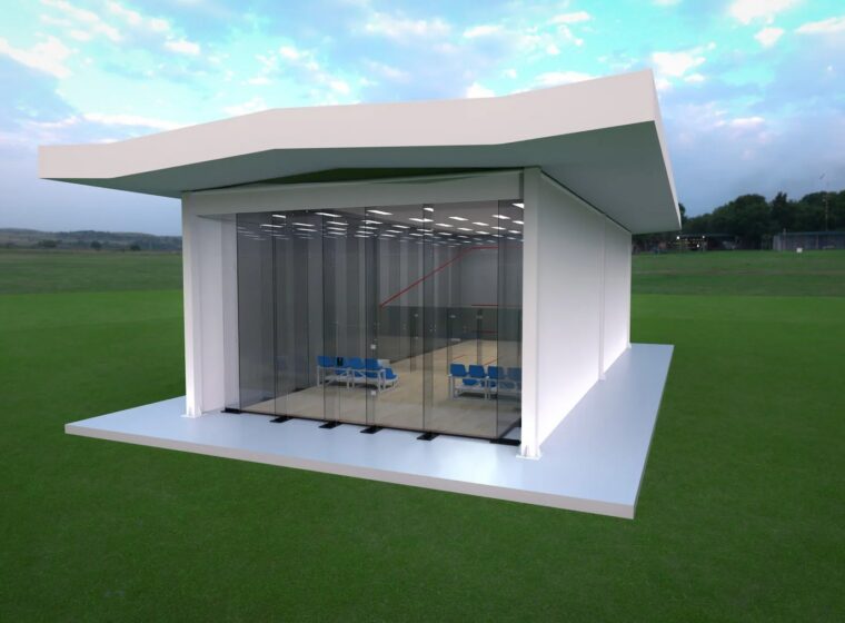 Luxury Enclosed Outdoor Court