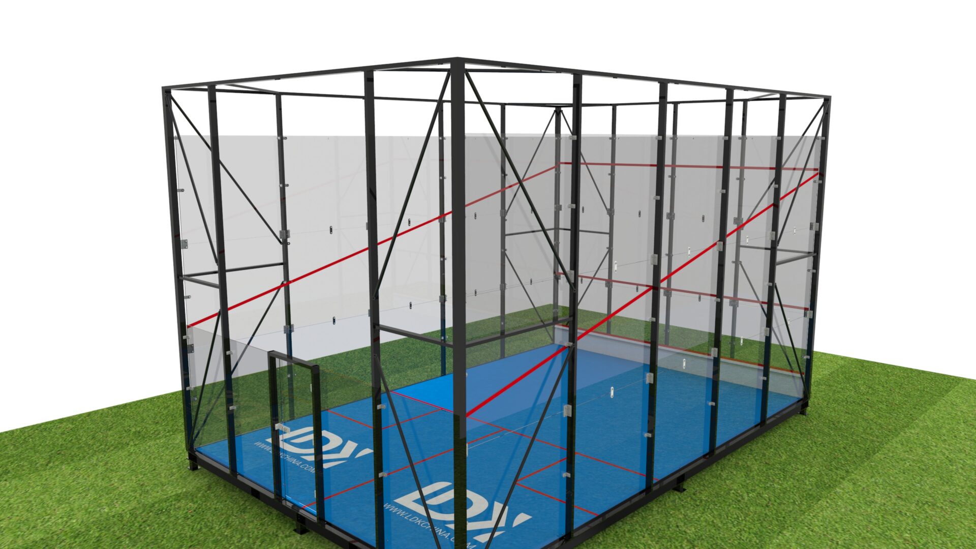 Outdoor All-Glass Squash Court Outdoor All-Glass Squash Court