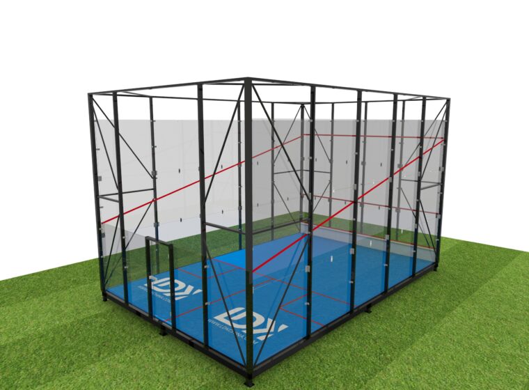 Outdoor All-Glass Squash Court