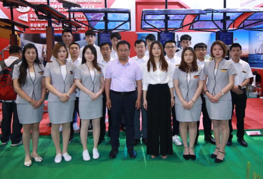 LDK team at an international sports exhibition