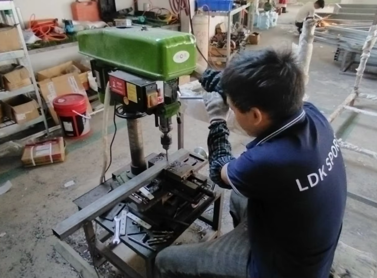 LDK Manufacturing — Hole drilling Hole drilling in the LDK manufacturing workflow