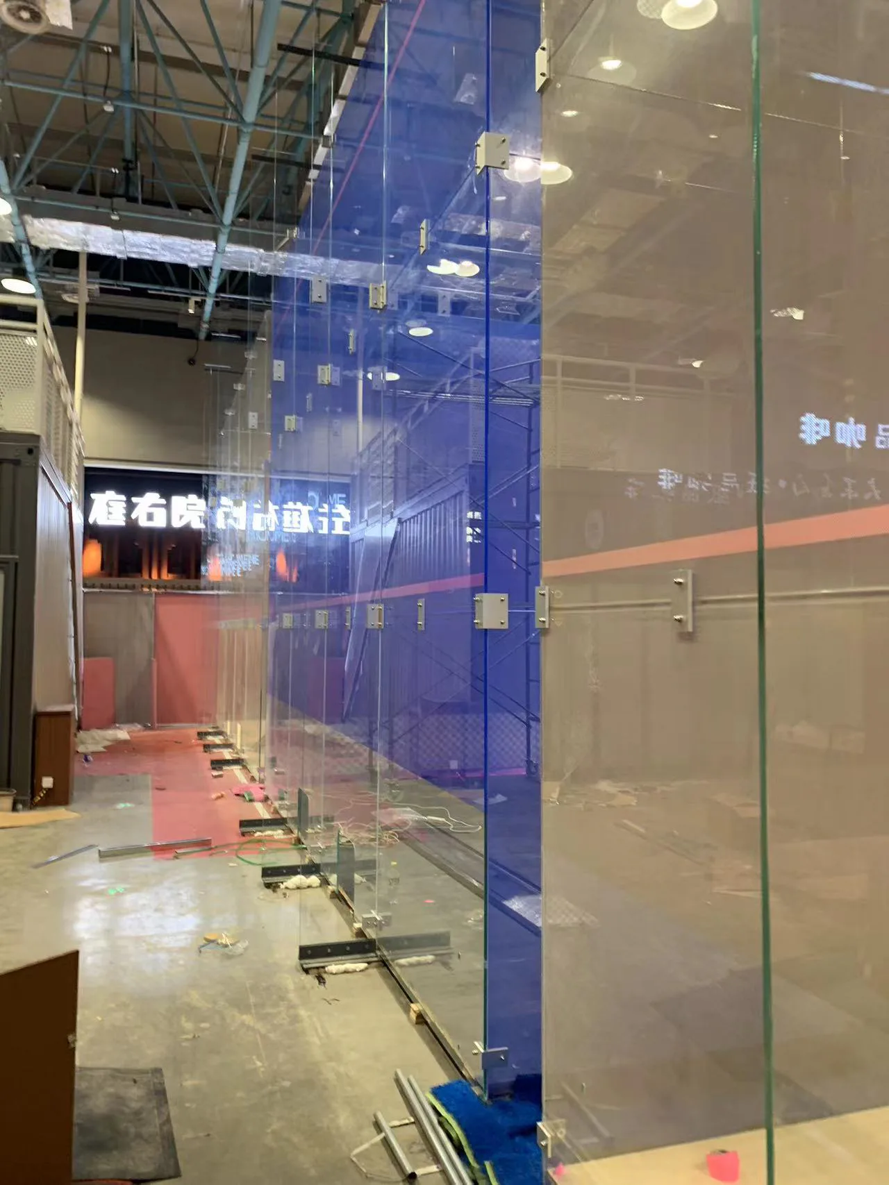 Squash court flooring