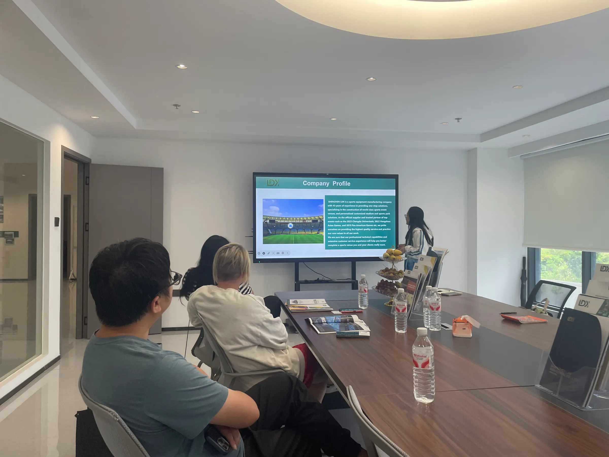 Customer visit and product discussion in New Zealand